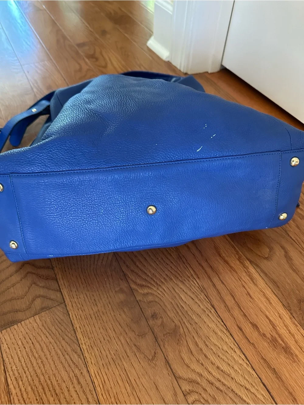 Furla Blue‎ Leather Handbag w/Shoulder Strap